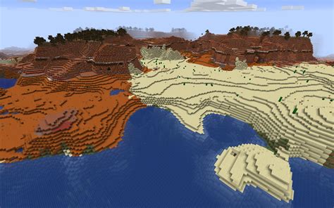 map with enhanced vanilla biomes seed 18